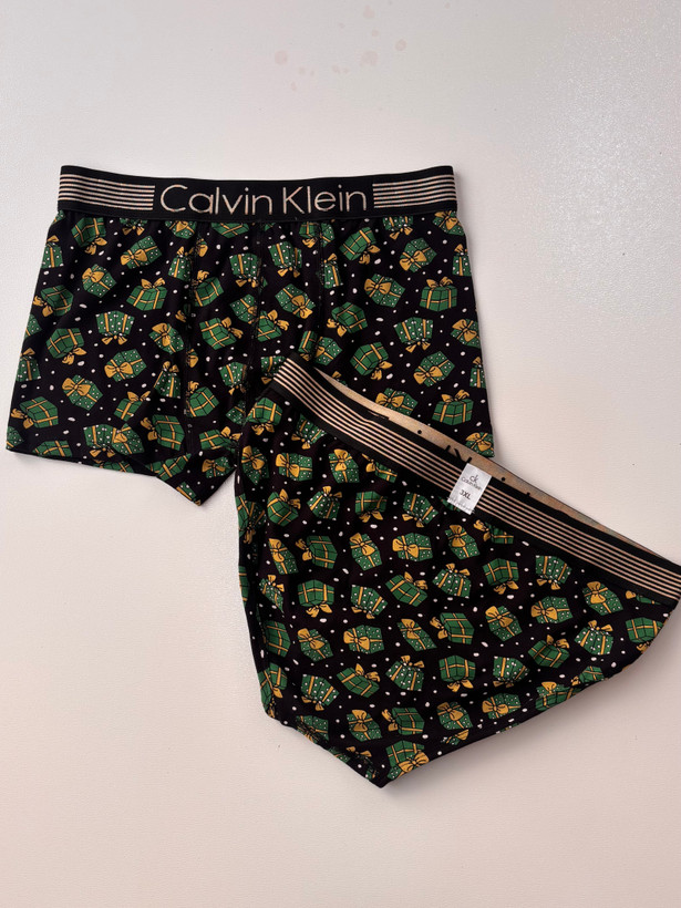 شورت مردانه Calvin klein طرح کادوی کریسمسی
